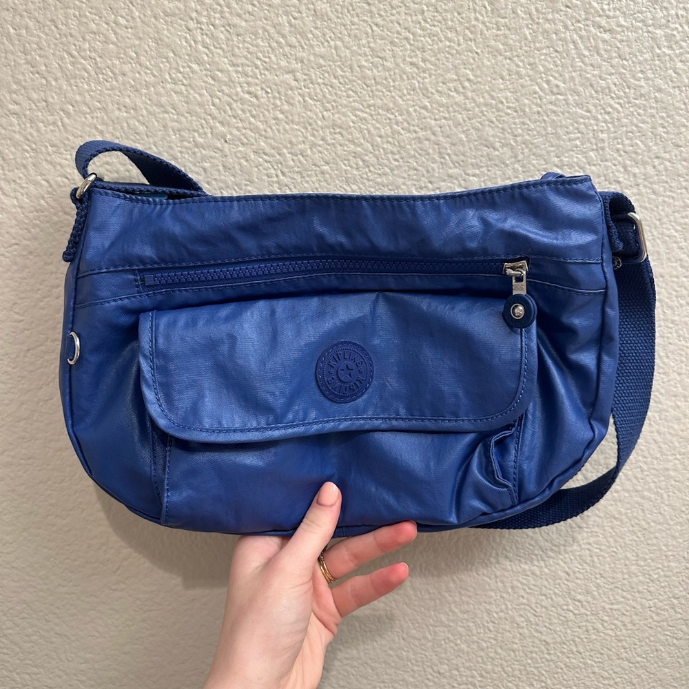 Special edition blue Syro Kipling cross body bag